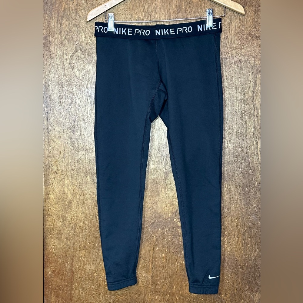 Nike Pro-Fit women’s (S) fleece lined compression leggings Y2K
